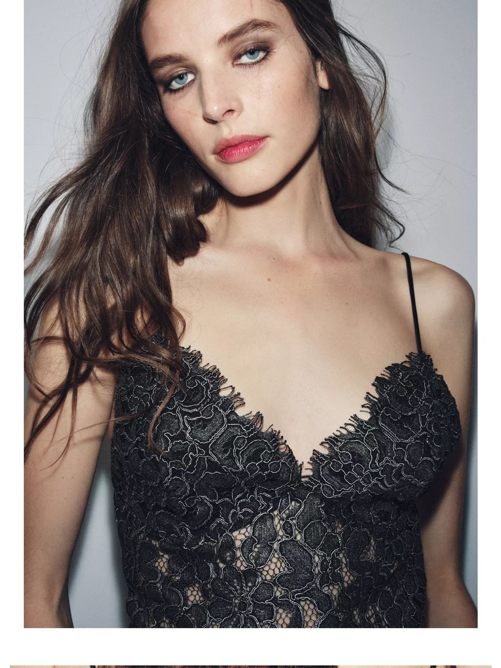 Embroidered Crop Top - Picture 2 of 6